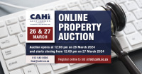 ONLINE MULTIPLE PROPERTY AUCTION - 26 & 27 MARCH 2024