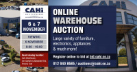 WAREHOUSE AUCTION - 6 & 7 NOVEMBER 2024 - PRETORIA, GAUTENG