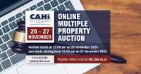 ONLINE PROPERTY AUCTION: 26 & 27 NOVEMBER 2024