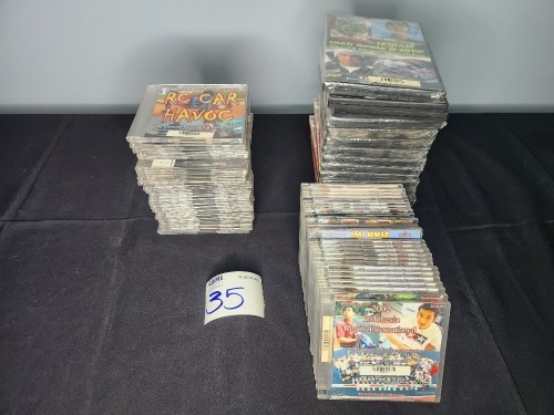 ASSORTED RAY WOOD DVD'S & CD'S