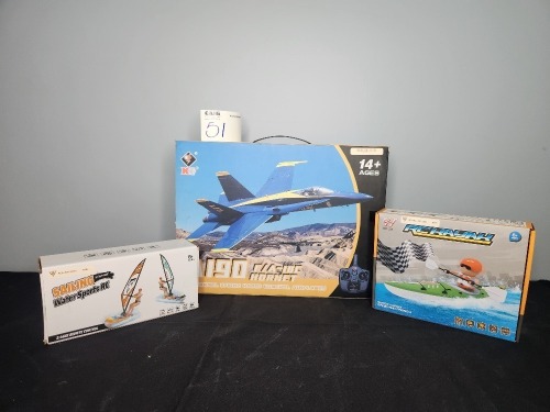 REMOTE CONTROL PLANE, REMOTE CONTROL SAILING WATER SPORT & REMOTE CONTROL KAYAK