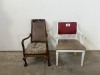 BALL AND CLAW ARM CHAIR AND ARM CHAIR