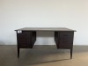 PARTRIDGE WOOD 6 DRAWER DESK (H765,W905,L1520)