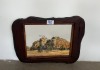FRAMED MOUNTAIN AND TREES PAINTING (FAAN GROBLER) - 2