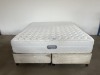 KING BED BASE AND MATTRESS