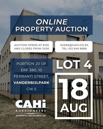 PORTION 20 OF ERF 380, 10 FERRANTI STREET, VANDERBIJLPARK CW 5