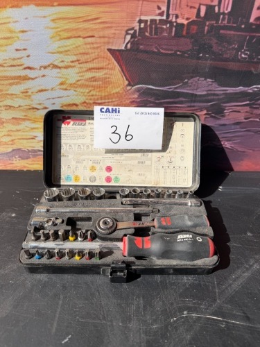 ZEBRA &frac14; INCH DRIVE SOCKET SET