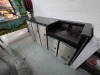 KITCHEN ISLAND - STAINLESS STEEL WITH MARBLE TOP - 2
