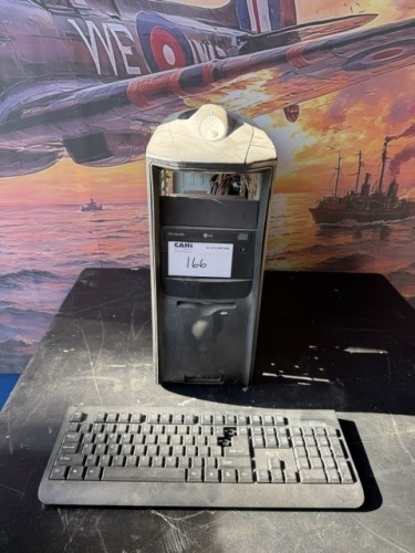 COMPUTER BOX AND KEYBOARD