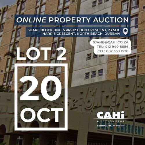 SHARE BLOCK UNIT 530/532 EDEN CRESCENT, 23 SOL HARRIS CRESCENT, NORTH BEACH, DURBAN