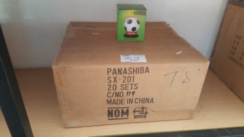 2 BOXES OF PANASHIBA RADIOS (20 SETS PER BOX) 