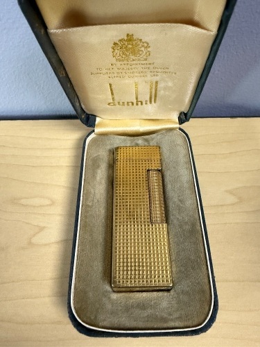 DUNHILL VINTAGE ROLLERGAS LIGHTER IN CASE - STC - Located @ Cahi Warehouse, Pretoria, Gauteng
