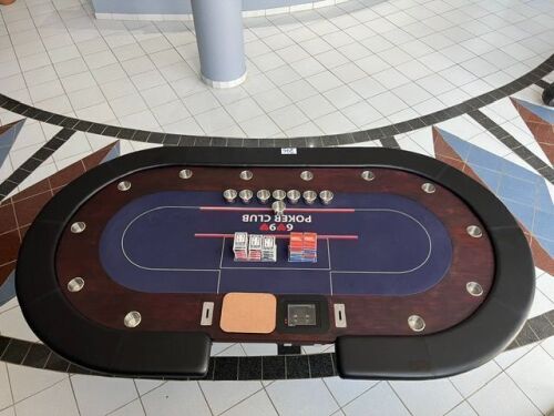 POKER TABLE WITH SHUFFLER, CUPS AND CARDS - STC - Located @ Cahi Warehouse, Pretoria, Gauteng