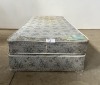 SINGLE BED BASE AND MATTRESS