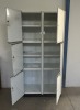 STEEL 6 DOOR KITCHEN CUPBOARD (H1925, W460, L910) - 2