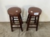 2 X BAR STOOLS - 2