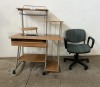COMPUTER STAND AND OFFICE CHAIR