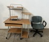 COMPUTER STAND AND OFFICE CHAIR - 2