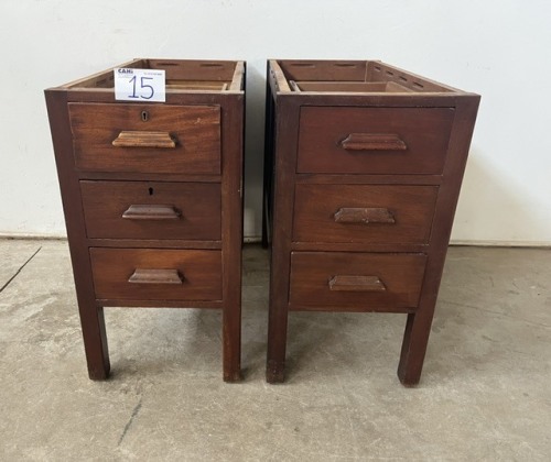 2 X PEDESTALS (H740, W840, L400)