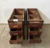 2 X PEDESTALS (H740, W840, L400) - 2