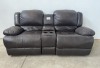 2 SEATER RECLINER COUCH WITH CUP HOLDER