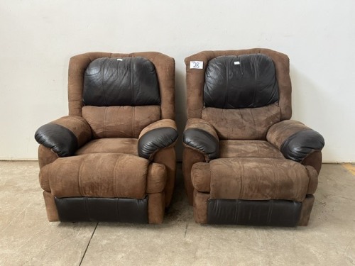 2 X RECLINER CHAIRS