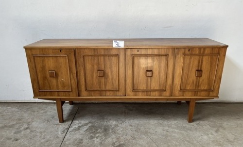 WOODEN 4 DOOR SIDEBOARD (H820, W460, L1830)