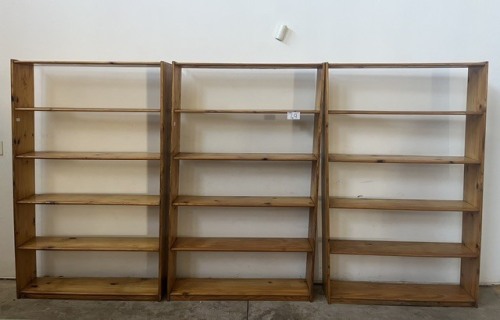 3 X WOODEN SHELF (H1960, W275,L1210)