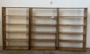 3 X WOODEN SHELF (H1960, W275,L1210) - 2