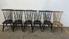 6 X DINING CHAIRS - 2