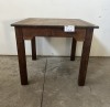 WOODEN DINING TABLE (H785, W915, L915)