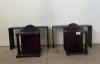 2 X BEDSIDE PEDESTALS AND 2 X SERVER TABLES