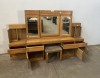 BEDROOM SUITE (DRESSING TABLE, STOOL AND HEADBOARD WITH PEDESTAL) - 2