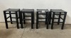 4 X BAR STOOLS