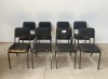 8 X OFFICE STACKER CHAIRS - 2