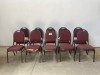 10 X OFFICE STACKER CHAIRS