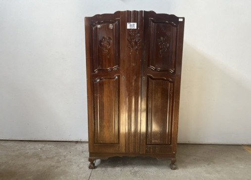BALL AND CLAW 2 DOOR WARDROBE