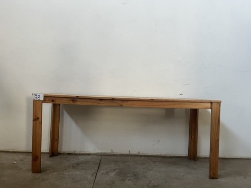 WOODEN SERVER TABLE (H760, W600, L1800)