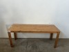 WOODEN SERVER TABLE (H760, W600, L1800) - 2