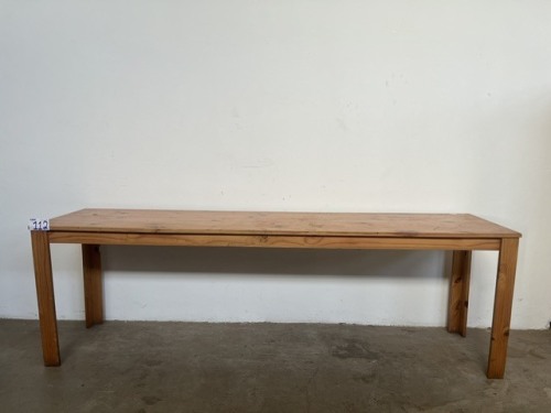 WOODEN SERVER TABLE (H760, W600, L2400)