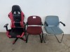 2 X VISITORS CHAIR AND GAMING CHAIR