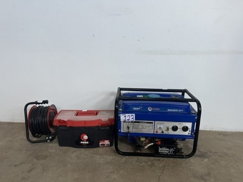MAC AFRIC GENERATOR, EXTENSION REEL, MOTOR OIL AND OTHER GOODS - STC