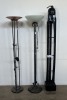 2 X STANDING LAMPS AND CD RACKS - 2