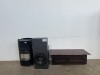 GAS HEATER, SPEAKER AND SMALL PLASMA STAND