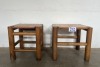 2 X PINE SIDE TABLES (H500, W450, L450)