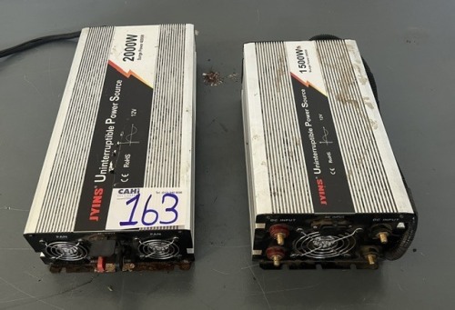 2 X JYINS UNINTERRUPTIBLE POWER SOURCE (1500W AND 2000W)