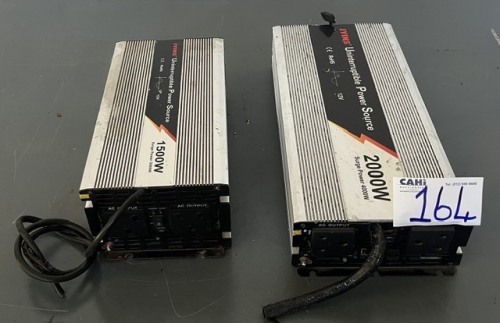 2 X JYINS UNINTERRUPTIBLE POWER SOURCE (1500W AND 2000W)