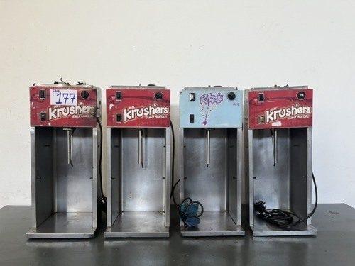 3 X KRUSHERS MIXER AND RAZZLE MIXER