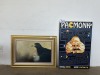FRAMED PAINTING AND PAC MONK PAINTING