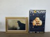 FRAMED PAINTING AND PAC MONK PAINTING - 2
